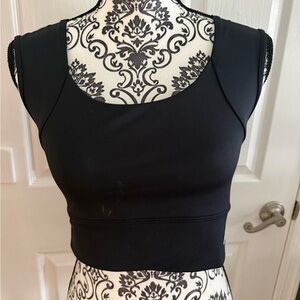 Forme Posture-Correcting Crop Tank Bra – Black | Size XL (Tag Cut)